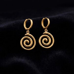 Spiral Drop Earrings